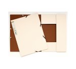 Chemise 3 rabats exacompta forever a4 carte recyclee     380gr fermeture elastique     coloris sable