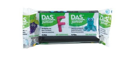 DAS Junior Modeling dough 100 g Black