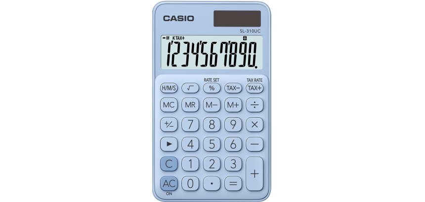 Casio SL-310UC-LB calculator Pocket Basic Blue