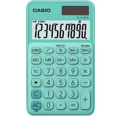 Casio SL-310UC-GN calcolatrice Tasca Calcolatrice di base Verde