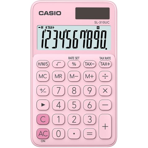 Casio SL-310UC-PK calcolatrice Tasca Calcolatrice di base Rosa