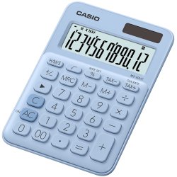 Casio MS-20UC-LB calcolatrice Desktop Calcolatrice di base Blu