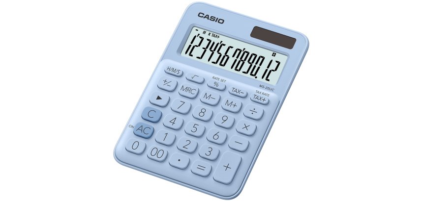 Casio MS-20UC-LB calculator Desktop Basic Blue