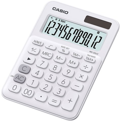 Casio MS-20UC-WE calculator Desktop Basic White