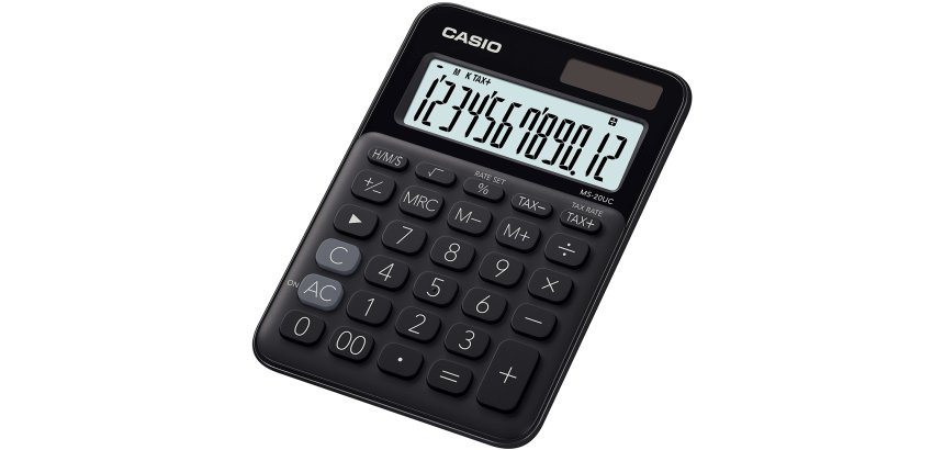 Casio MS-20UC-BK calculator Desktop Basic Black