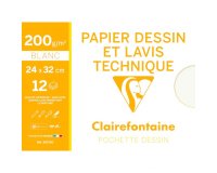 Dessin Technique pochette 12F 24x32cm 200g