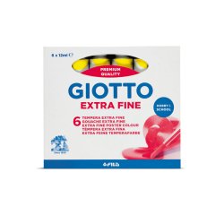 Giotto 352003 tempera paint 12 ml Tube Yellow