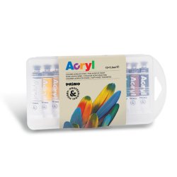 Primo 407TA12PP acrylic paint 7.5 ml Multi Tube