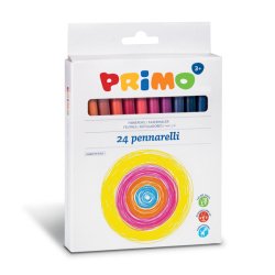 Primo 602PEN24 marcatore Fine Multicolore 24 pz