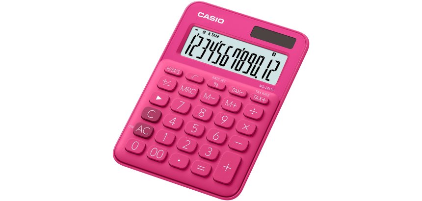 Casio MS-20UC-RD calculator Desktop Basic Red