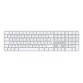 Apple Magic clavier Universel USB + Bluetooth QWERTY Anglais britannique Blanc