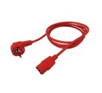 ROLINE 19081010 Red 1.8 m CEE7/7 C13 coupler