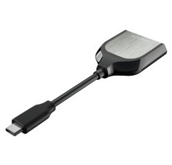SanDisk Extreme PRO lettore di schede USB 3.2 Gen 1 (3.1 Gen 1) Type-C Nero, Argento