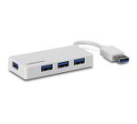 Trendnet TU3-H4E hub & concentrateur 5000 Mbit/s Blanc