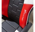 X Rocker 5120101 Siège pour jeu vidéo Fauteuil de gaming Chaise avec assise rembourrée Noir, Rouge, Blanc