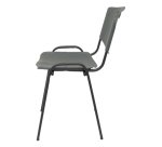 PIQUERAS Y CRESPO NOWY STYL Pack 2 sillas Iso plastic PVC gris Hard seat Hard backrest