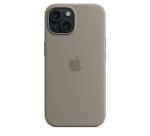 Apple Coque en silicone avec MagSafe pour iPhone 15 - Argile