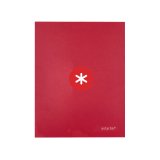 Classeur antartik 4 anneaux end 40mm a4+ carton remborde    coloris framboise