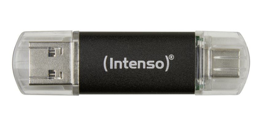 Intenso Twist Line unità flash USB 16 GB USB Type-A / USB Type-C 3.2 Gen 1 (3.1 Gen 1) Antracite