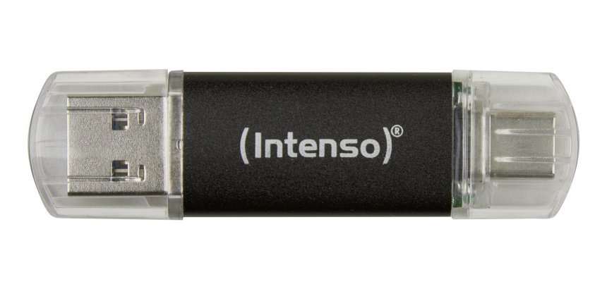 Intenso Twist Line USB flash drive 512 GB USB Type-A / USB Type-C 3.2 Gen 1 (3.1 Gen 1) Anthracite
