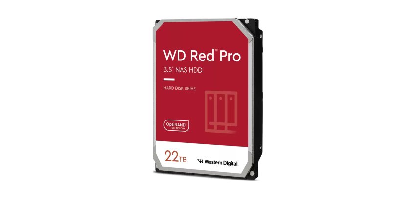 Western Digital Red Pro disco duro interno 22 TB 7200 RPM 512 MB 3.5" Serial ATA III