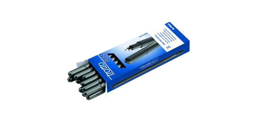 Tratto Pen fineliner Fine Anthracite 12 pc(s)