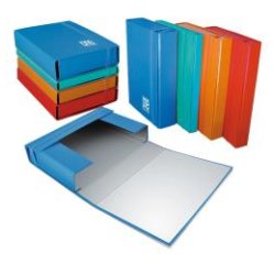 Blasetti One Color box file Red Plasticized cardboard