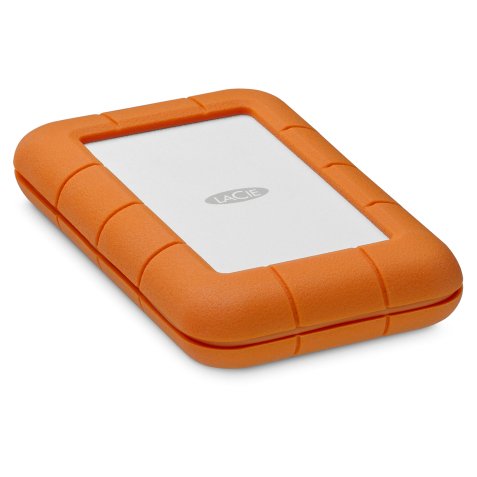 LaCie Rugged Secure disque dur externe 2 To 2.5" USB Type-C 3.2 Gen 1 (3.1 Gen 1) Orange, Blanc