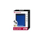 Transcend StoreJet 25H3 disque dur externe 4 To 5400 tr/min 2.5" USB 3.2 Gen 1 (3.1 Gen 1) Bleu, Marine