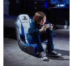 X Rocker 2021026 Video Game Chair Console Gaming Chair Upholstered Seat Black, Blue, White