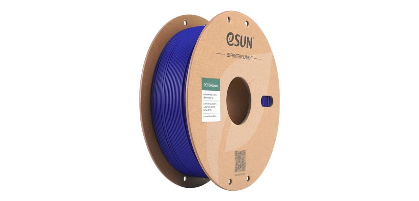 eSUN PETG-Basic PETg (polyethylene terephthalate glycol-modified) Blue 1 kg