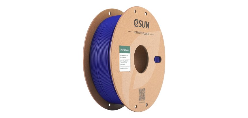 eSUN PETG-Basic PETg (polyethylene terephthalate glycol-modified) Blue 1 kg