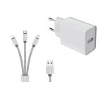 DLH DY-AU5092W chargeur d'appareils mobiles Tablette, téléphone Blanc Secteur Intérieure
