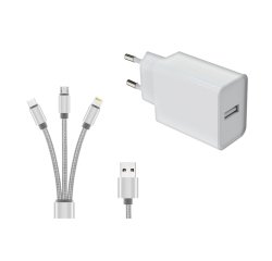 DLH DY-AU5092W chargeur d'appareils mobiles Tablette, téléphone Blanc Secteur Intérieure