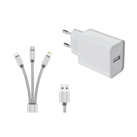 DLH DY-AU5092W chargeur d'appareils mobiles Tablette, téléphone Blanc Secteur Intérieure