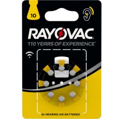 Rayovac Batteria per apparecchi acustici Size 10 Blister 8, PR70