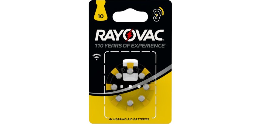Rayovac Batteria per apparecchi acustici Size 10 Blister 8, PR70