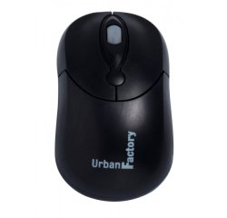 Urban Factory Big Crazy Mouse ratón Oficina Ambidextro USB tipo A Óptico 800 DPI