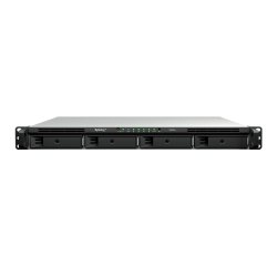 Synology RackStation RS826+ serveur de stockage NAS Rack (1 U) AMD Ryzen V1500B 4 Go DDR4 0 To DiskStation Manager Noir, Gris