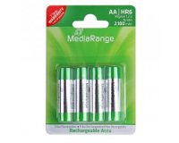 Pile mediarange alcaline aa rechargeable blister 4 unités