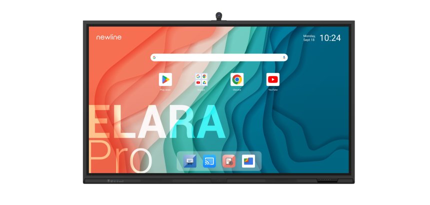 Newline Elara Pro pizarra blanca interactiva 190,5 cm (75") 3840 x 2160 Pixeles Pantalla táctil Negro
