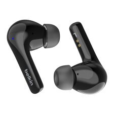 Belkin SoundForm Motion Casque True Wireless Stereo (TWS) Ecouteurs Appels/Musique/Sport/Au quotidien Bluetooth Noir