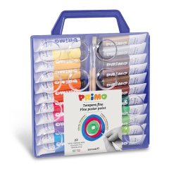 Tubi tempera - 12 ml - colori assortiti - Primo - astuccio 22 pezzi
