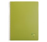 Cahier reliure intégrale Linicolor INTENSIVE A4 100 pages petits carreaux couverture plastique polypropyène rainuré Couleur aléatoire - Assortis