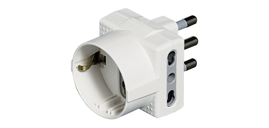 bticino S3611D power plug adapter Type L (IT) White