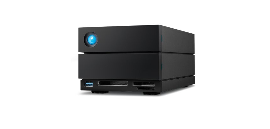 LaCie 2big Dock boîtier de disques 48 To Bureau Noir