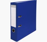 Classeur levier exacompta a4 polypropylène 22/10e dos 80mm coloris bleu foncé