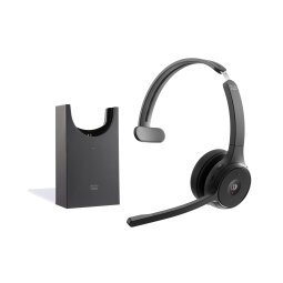 Cisco HS-WL-721-BUNAS-C hoofdtelefoon/headset Draadloos Hoofdband Kantoor/callcenter Bluetooth Oplaadhouder Zwart