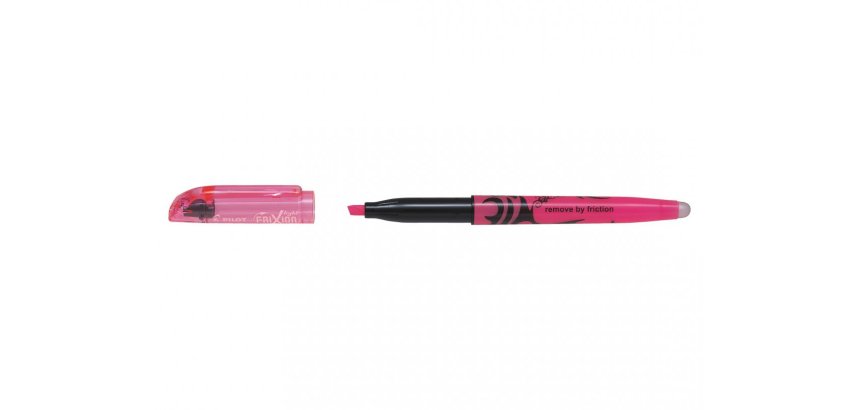 Surligneur pilot frixion light écriture 1/3.3mm encre thermosensible effaçage par frottement coloris rose
