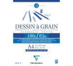 Dessin à Grain bloc collé 30F A4 180g